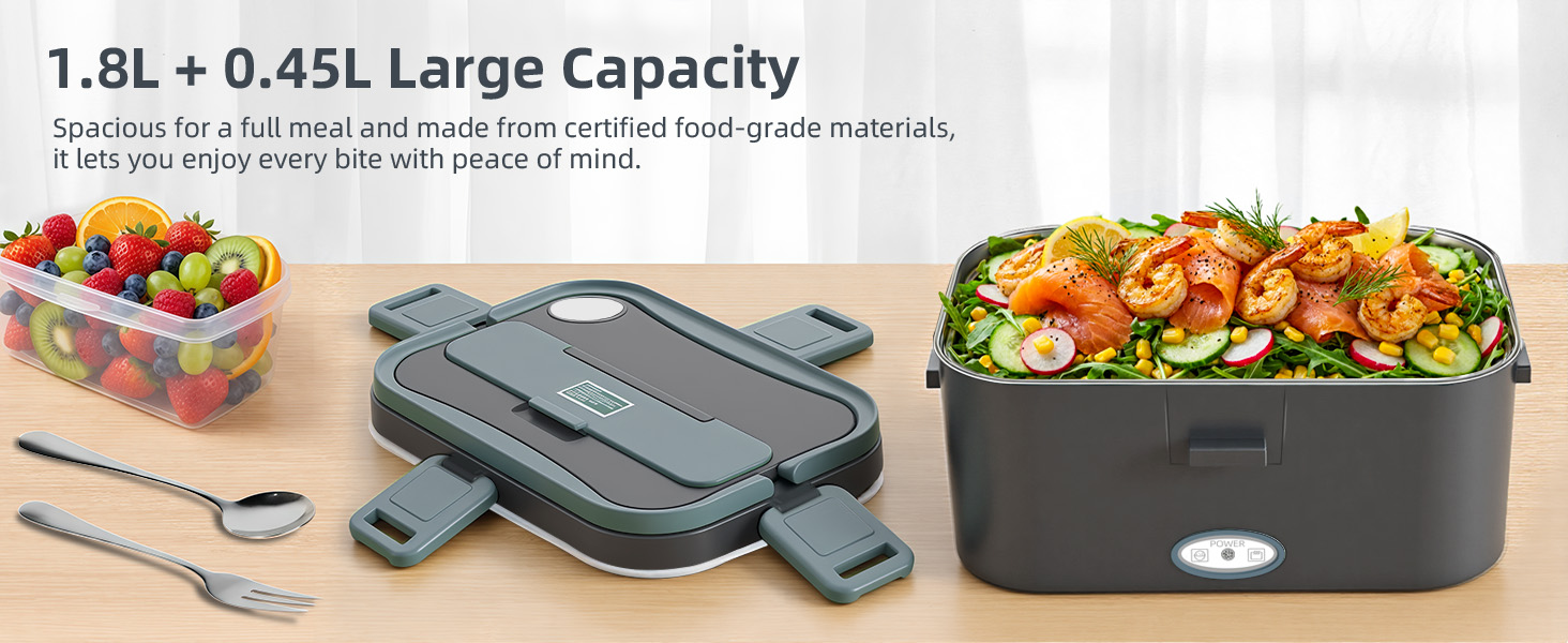 1.8L + 0.45L Large Capacity