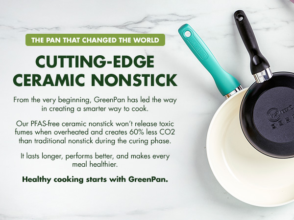 GreenPan, Rio, Ceramic Nonstick, PFAS-Free, Non-Toxic, Cookware
