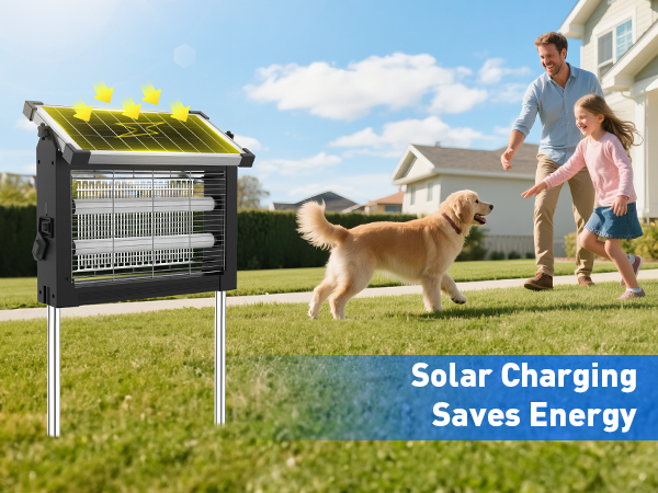 solar bug zapper outdoor waterproof