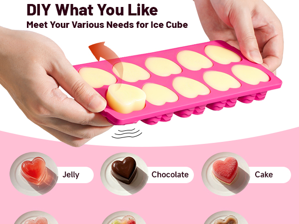 silicone ice cube tray