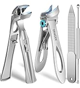Toenail Clippers for Seniors Thick Toenails,2024 New Large Slanted Nail Clippers for Men Thick In...