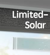 Yoolax Customized Solar Motorized 2-16 FT Width Outdoor Shades, Smart Roller Shades Built-in Sola...