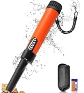 DetectTrek Fully Waterproof Metal Detector Pinpointer for Adults Kids, Pro Handheld Metal Detecto...