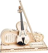 ROKR 3D Puzzles Wooden Craft Kits Musical Instrument Model Kit Collectibles Home Desk Decor Gift ...