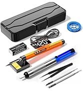 Rechargeable Soldering Iron Kit,1000mah USB Wireless Electric Soldering,Cordless Portable Solderi...