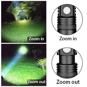Tactical Flashlight Zoomable