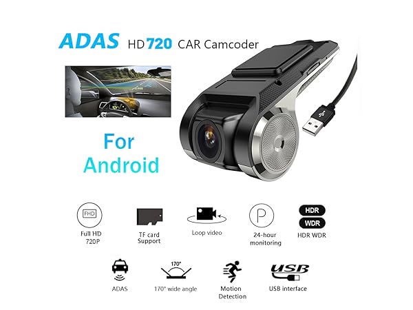 METEESER USB Car DVR Camera Video Recorder,