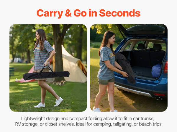 aluminum/oxford fabric/plastic camping table
