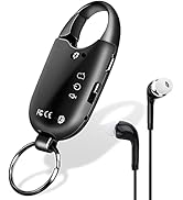 Keychain Digital Voice Recorder,eoqo 16gb Voice Activated Audio Recorder with Playback Function,R...