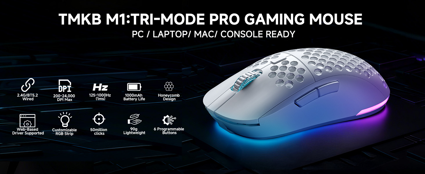 TMKB M1:TRI-MODEPRO GAMING MOUSE