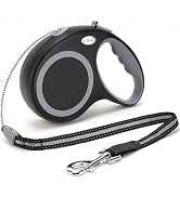 EC.TEAK Retractable Dog Leash, 30 FT Dog Walking Leash for Medium Large Dogs up to 77 lbs, Heavy ...