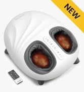 RENPHO Solheel Base Heated Foot Massager [2026 Upgraded], Shiastu Foot Massager with Pressure Mon...