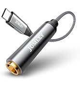 JOMLEY USB C to 1/4 Headphone Adapter 20cm, 1/4 Inch 6.35mm TRS Female to USB C Stereo Jack Headp...