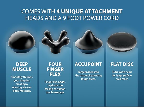 Wahl Deep Tissue Percussion Massager Heads