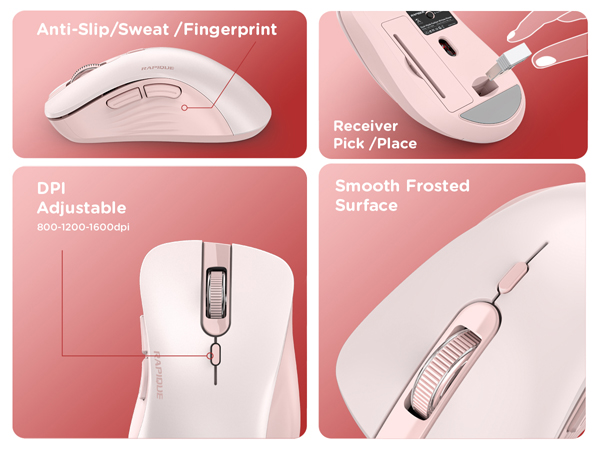 RAPIQUE R09 Bluetooth Wireless Mouse