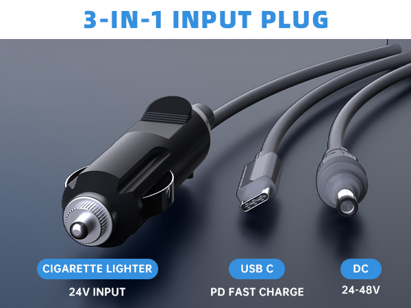 3 in 1 Cable for Starlink Mini 33ft/10M, 140W Input USB C to DC Power Cable