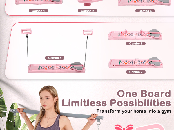 7-in-1 Pilates Board Reformer Kit