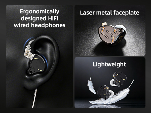 KZ ZST PRO X in Ear Monitor Headphones Wired Gaming Earbuds Wired Ear Buds HiFi IEM for Gaming
