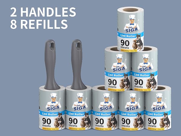 MR.SIGA Lint Rollers for Pet Hair Extra Sticky