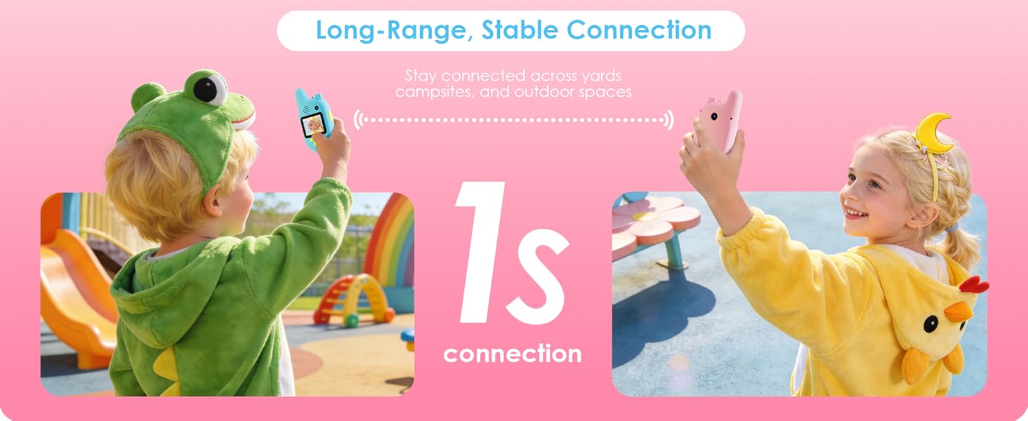 kids video walkie talkies, walkie talkies with camera, no wifi kids walkie talkies