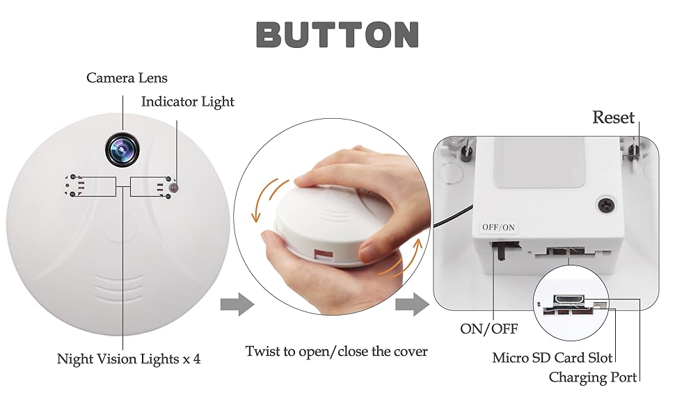 smoke detector wireless camera 2