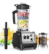 1800W Blender for Smoothies 70 oz Large Capacity Countertop Blenders with 20 oz Grinding Cup - 28...