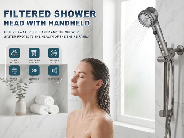 Fletcno Ion Drops Shower Head
