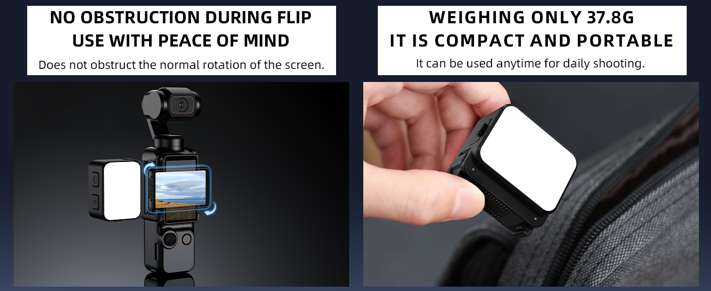 dji osmo pocket 3 light attachment