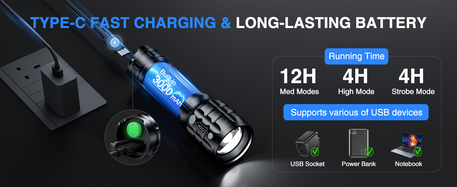 rechargeable flashlight