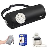 Luxtude Inflatable Lumbar Pillow for Airplane Travel, Inflatable Lumbar Support Pillow for Car &amp; ...