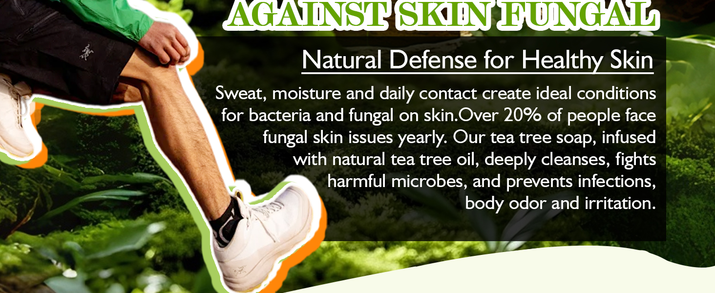 tea tree oil antifungal soap bar