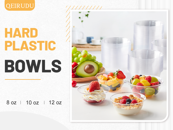plastic bowls