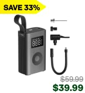 HOTO Air Pump ADV, Tire Inflator Portable Air Compressor with Digital Pressure Gauge 150PSI, Elec...