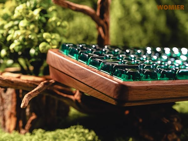 Retro 75% Keyboard with Color Multimedia Display Mechanical Gaming Keyboard, Hot Swappable