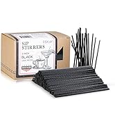 1000 Plastic Coffee Stirrers, 5-Inch Cocktail Straws and Stir Sticks for Coffee Bar and Restauran...