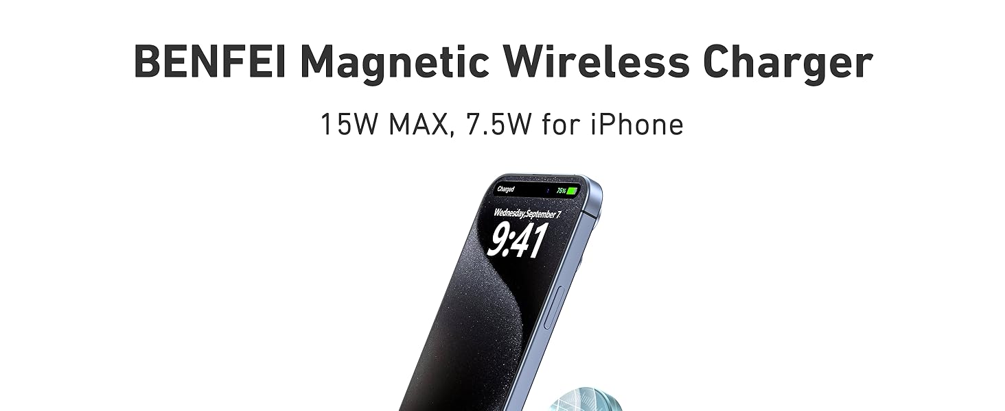 BENFEI Magnetic Wireless Charger 15w