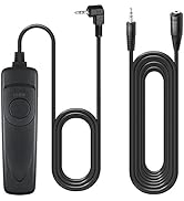 3.3ft Shutter Release Remote Control with 11.4ft Extension Cable 2.5mm, AFUNTA RS-60E3 Wired Remo...