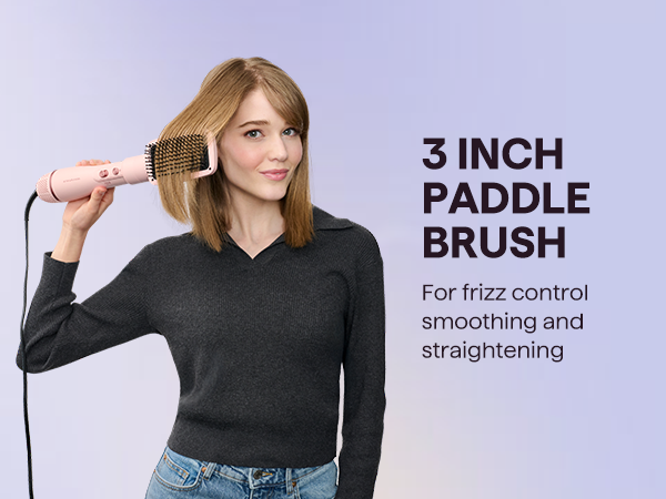 hair straightener brush