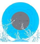 LUKADER Waterproof Bluetooth Shower Speaker Portable Wireless Water Resistant Handsfree Speakerph...