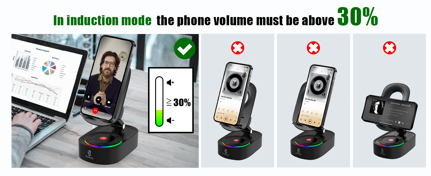 wireless induction speaker