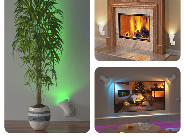 GU10 RGB Uplighting Spotlight with Remote Control