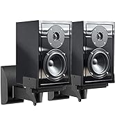 Suptek Dual Side Clamping Bookshelf Speaker Wall Mounting Bracket for Large Surrounding Sound Spe...