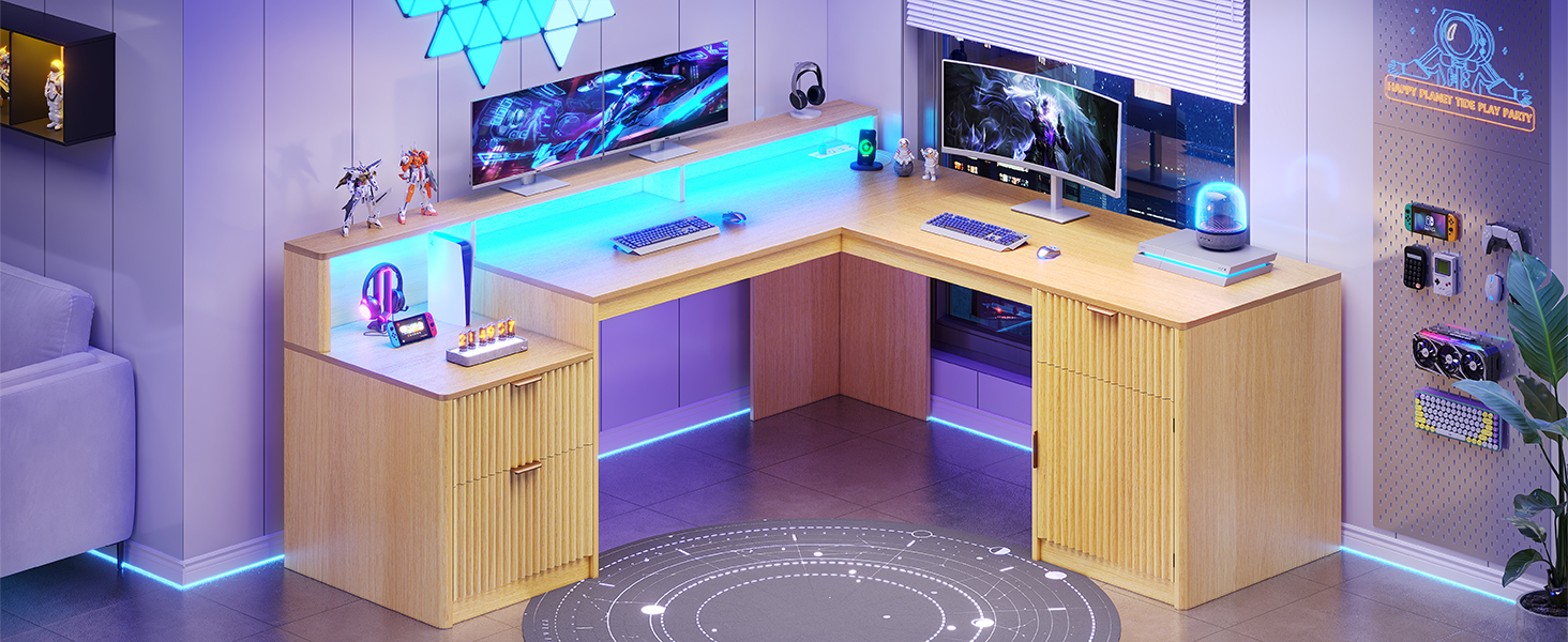 Modern L Shaped Desk
