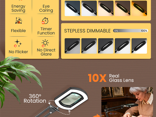 Magnifying Glass with Light