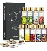 PHATOIL 9PCS Fruit Fragrance Oil Set for Soap Making Diffusers, 10ml/0.33fl.oz Cucumber Melon, Co...