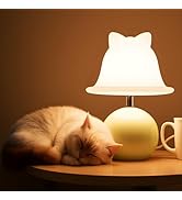 Joyzy Bell Table Lamp for Bedroom,Desk Bedside Small Lamps for Living Room Night Stands Lights Vi...