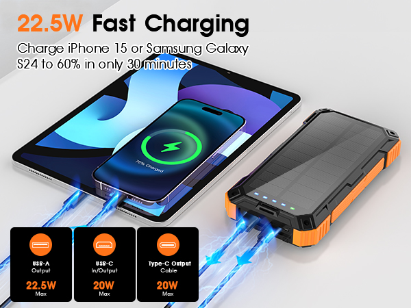 22.5W Fast Charging