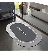 YUGMCOCE Rubber Bath mats Quick-Drying Non-Slip Bathroom mat Super Absorbent Bath mat Instant Dry...