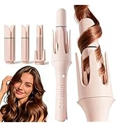 Automatic Curling Iron Rotating – 3-in-1 Self Curling Hair Curler with 3 Barrel Sizes for Loose W...
