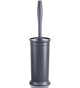 UPTRONIC Toilet Brush, Toilet Bowl Brush with Extra Long Handle Durable Bristles Toilet Scrubber ...